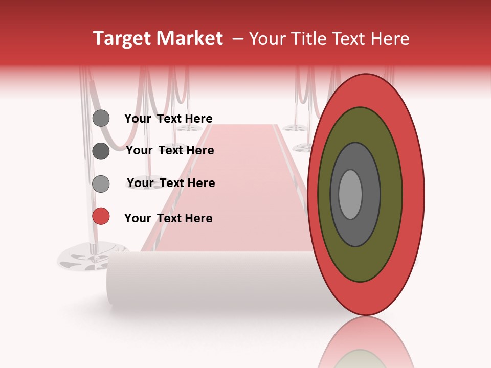 Red Glory Lifestyle PowerPoint Template