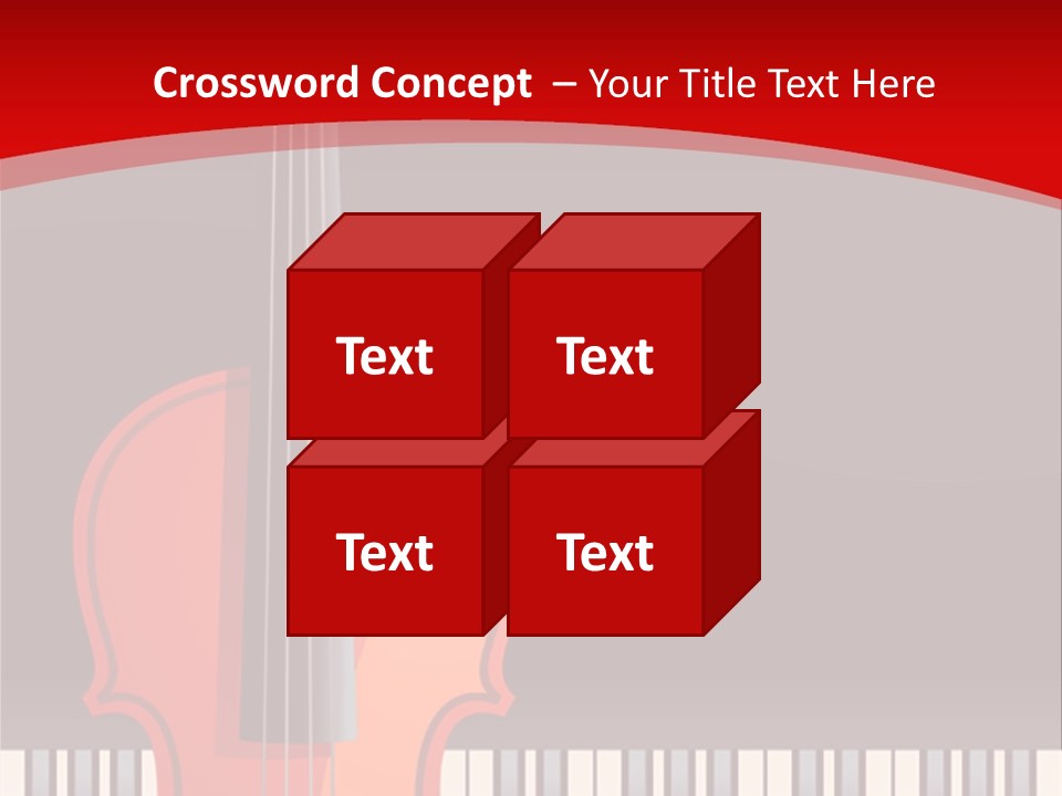 Score Cord Orchestra PowerPoint Template