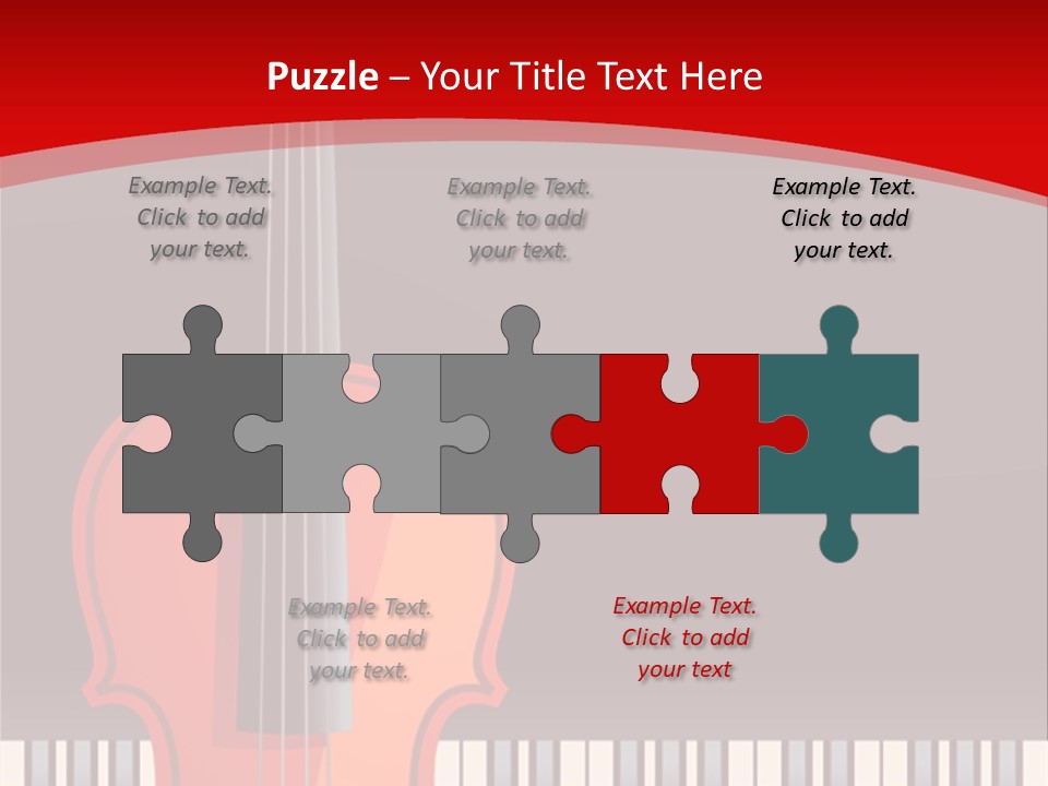 Score Cord Orchestra PowerPoint Template