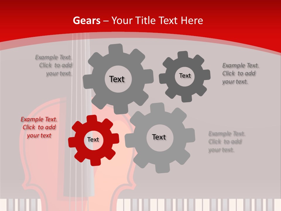 Score Cord Orchestra PowerPoint Template