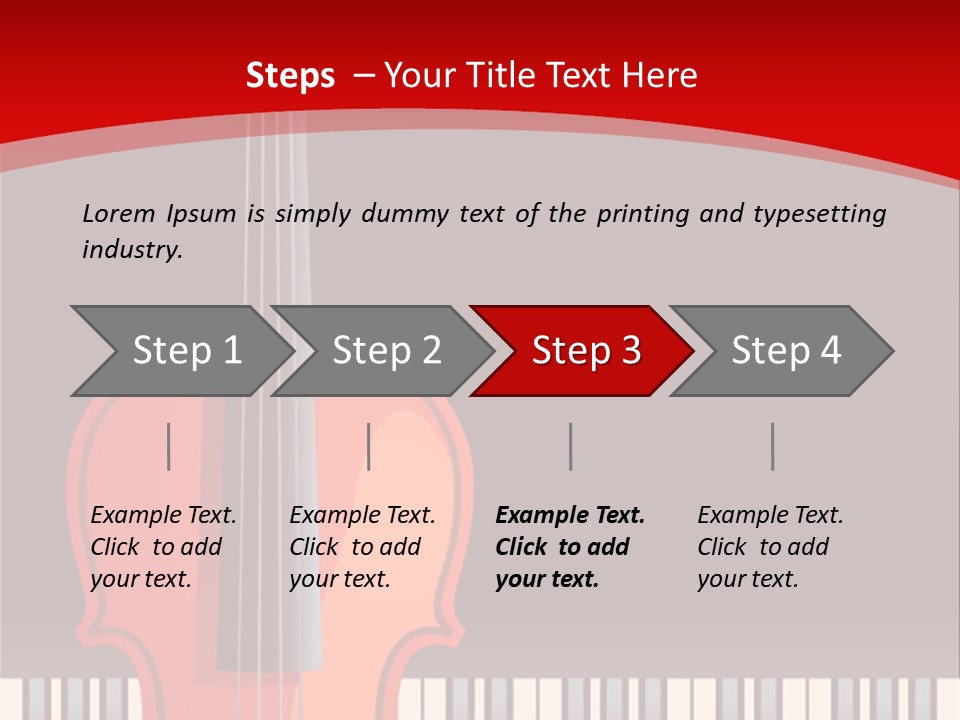 Score Cord Orchestra PowerPoint Template
