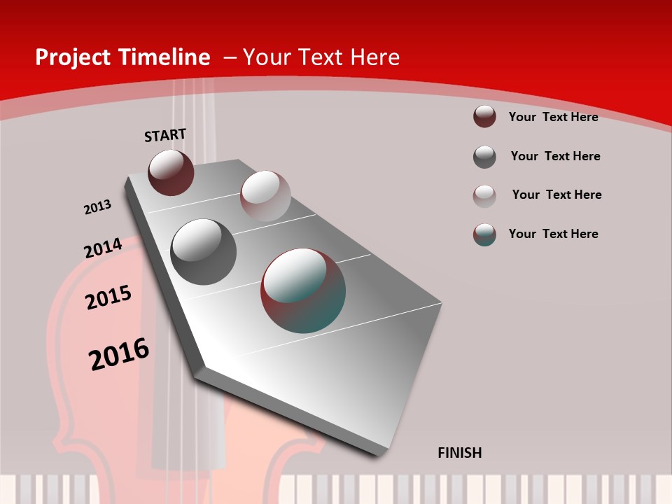 Score Cord Orchestra PowerPoint Template