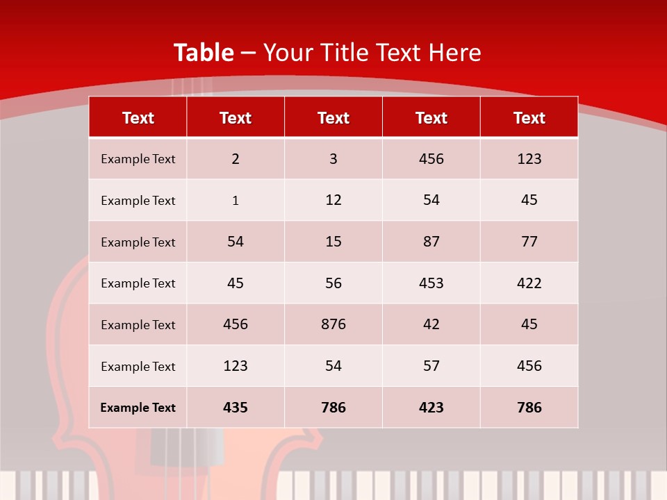 Score Cord Orchestra PowerPoint Template