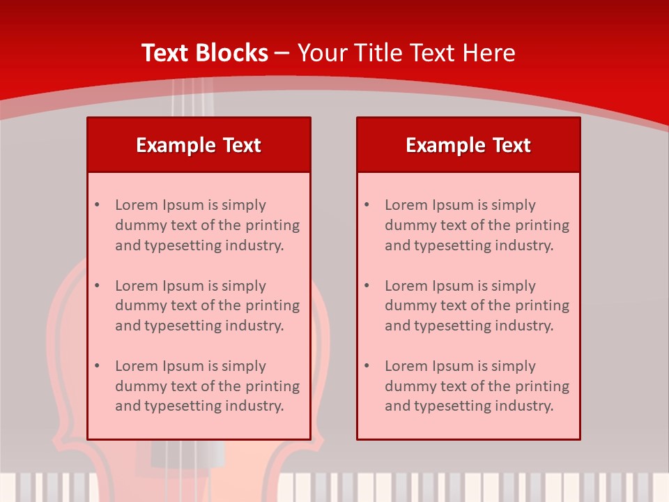 Score Cord Orchestra PowerPoint Template