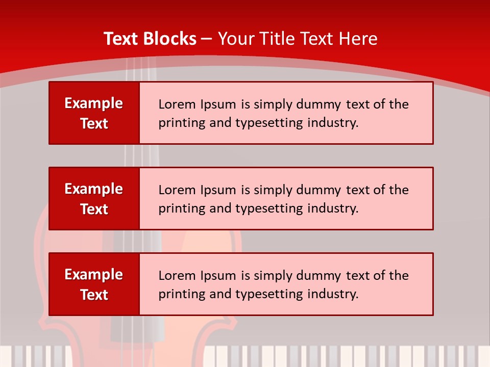 Score Cord Orchestra PowerPoint Template