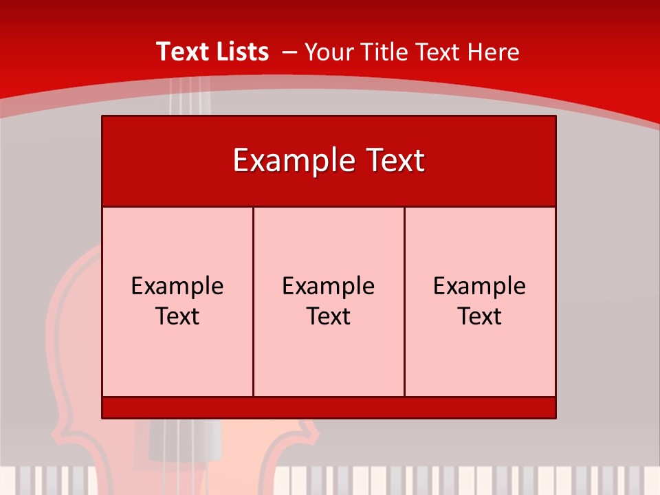 Score Cord Orchestra PowerPoint Template
