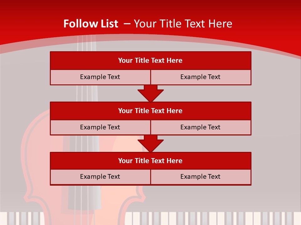 Score Cord Orchestra PowerPoint Template