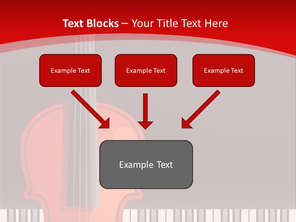 Score Cord Orchestra PowerPoint Template