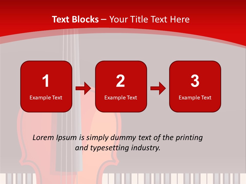 Score Cord Orchestra PowerPoint Template
