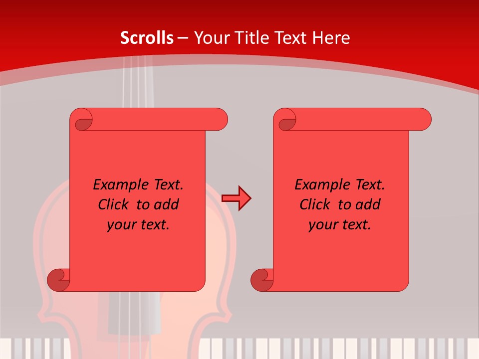 Score Cord Orchestra PowerPoint Template