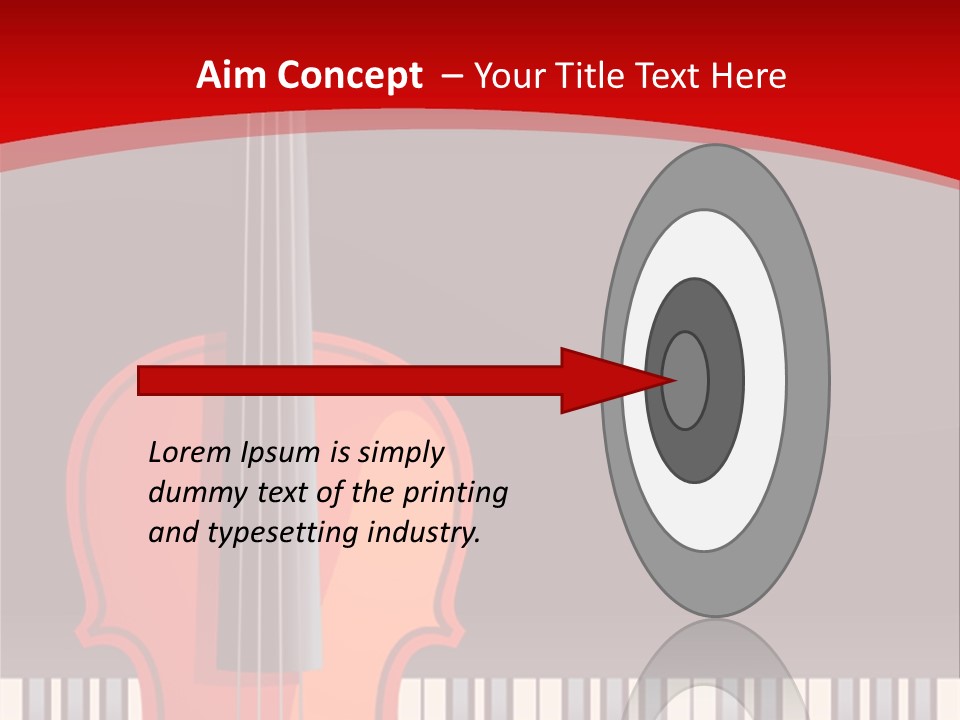 Score Cord Orchestra PowerPoint Template