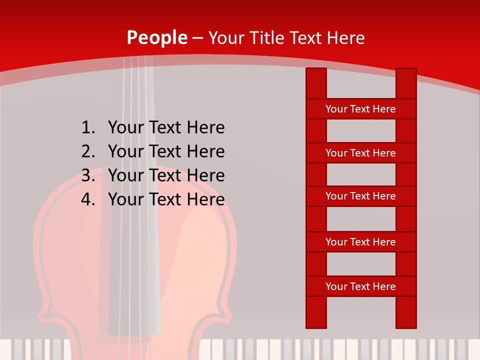 Score Cord Orchestra PowerPoint Template