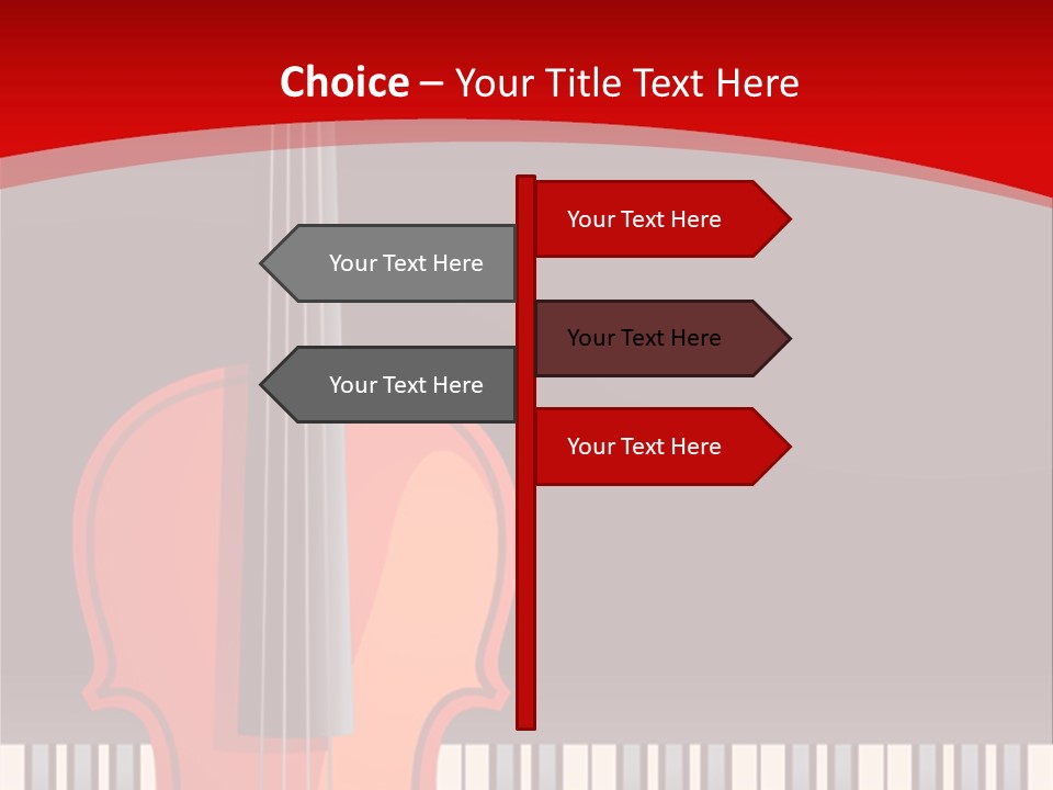 Score Cord Orchestra PowerPoint Template