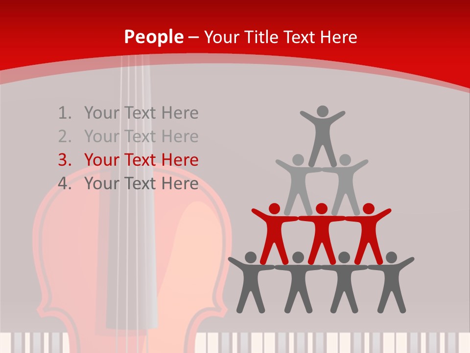 Score Cord Orchestra PowerPoint Template