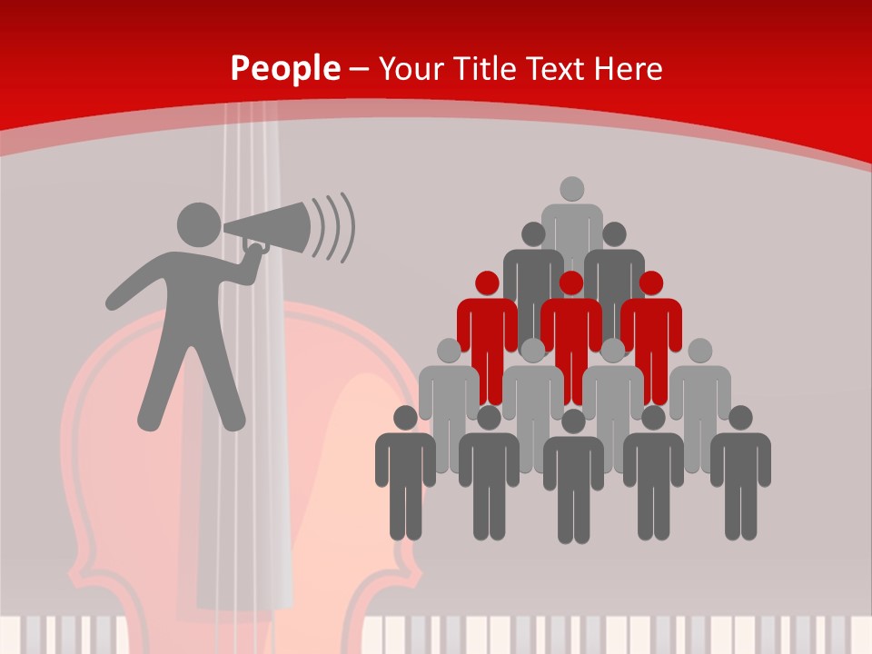 Score Cord Orchestra PowerPoint Template
