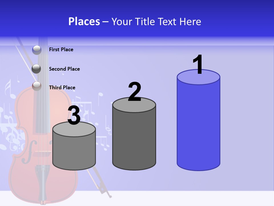 Adagio Viola Cord PowerPoint Template