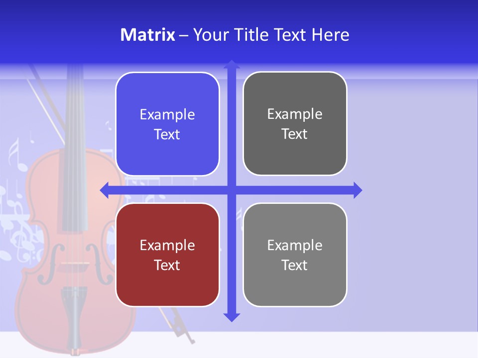 Adagio Viola Cord PowerPoint Template