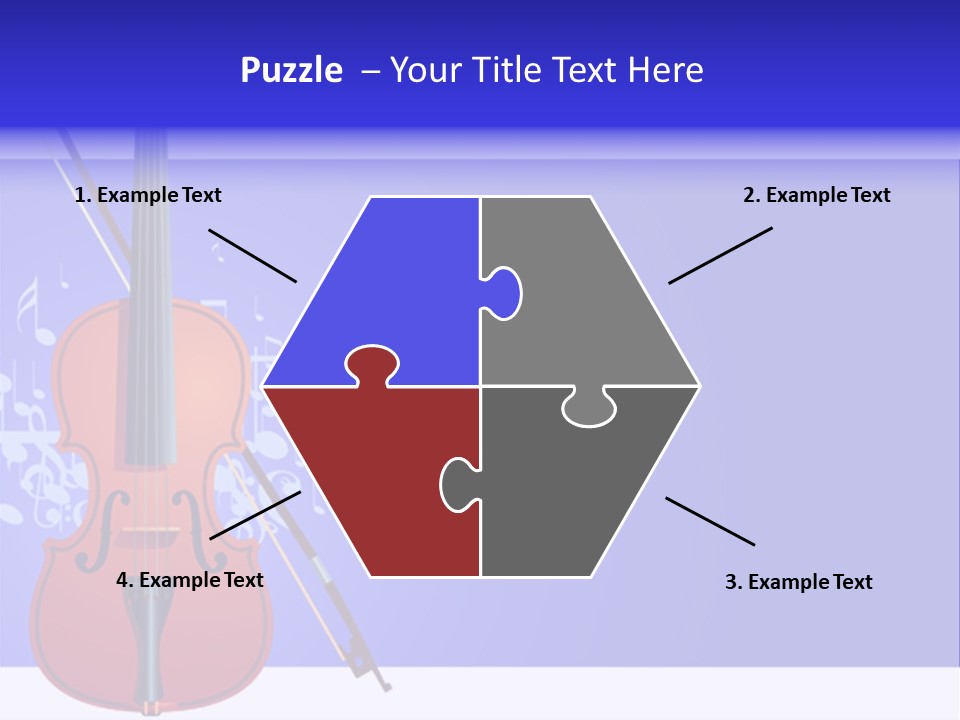 Adagio Viola Cord PowerPoint Template