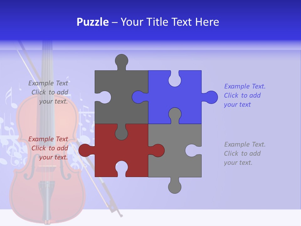 Adagio Viola Cord PowerPoint Template
