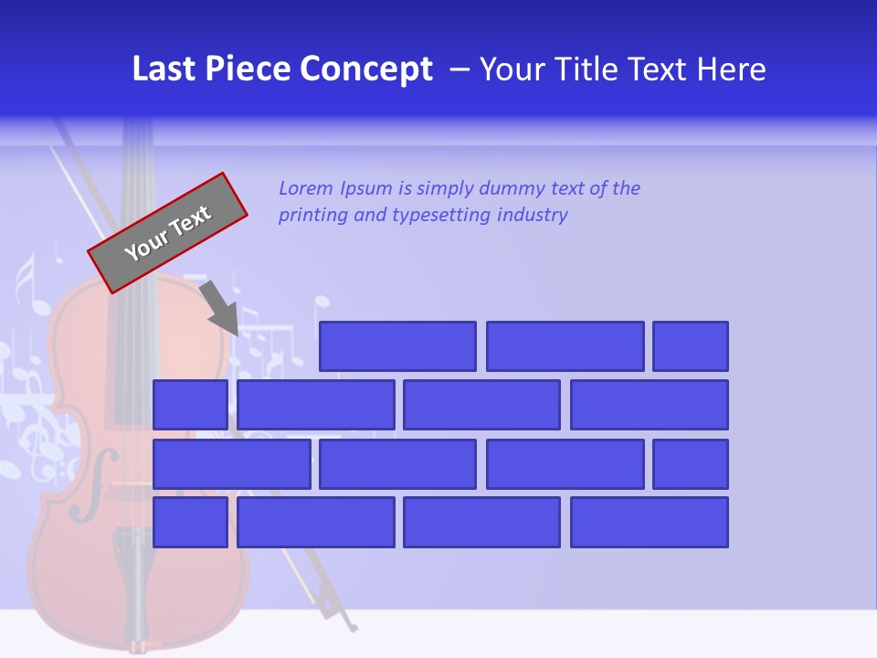Adagio Viola Cord PowerPoint Template