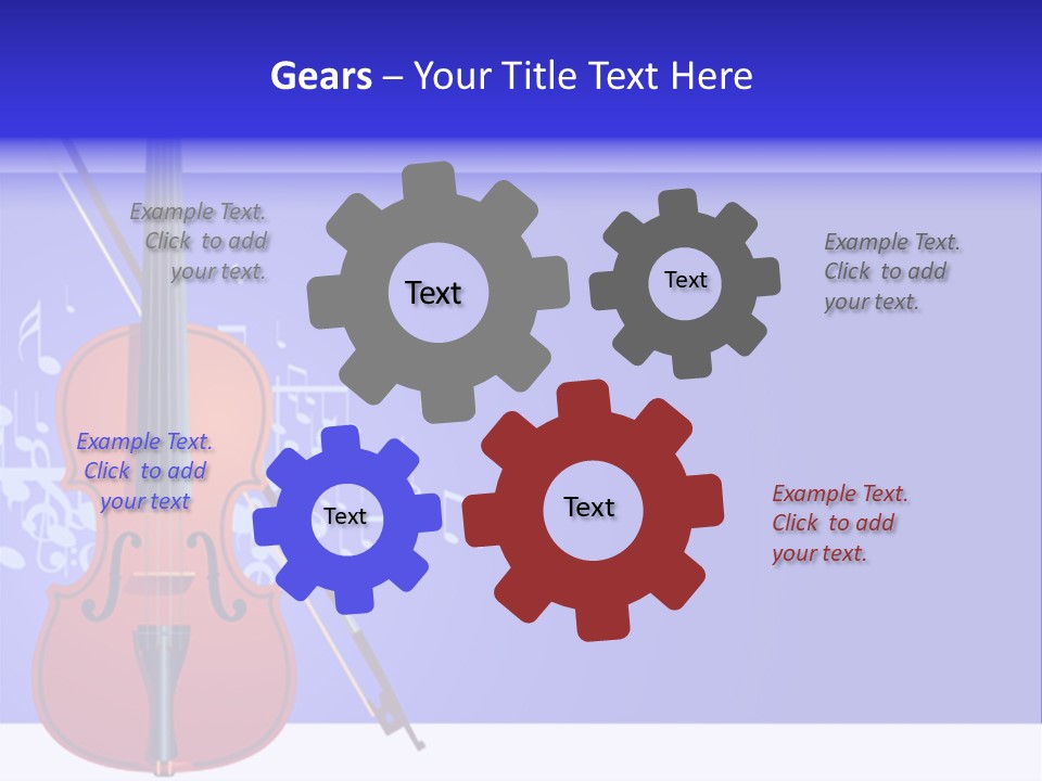 Adagio Viola Cord PowerPoint Template