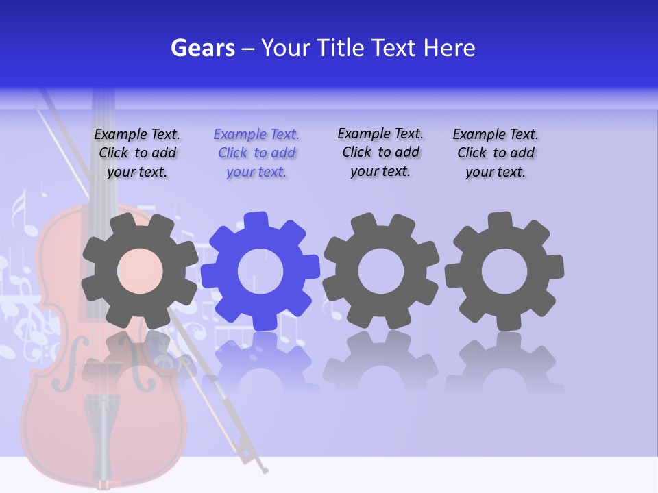 Adagio Viola Cord PowerPoint Template