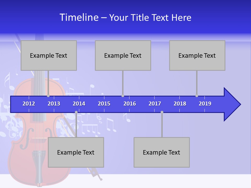 Adagio Viola Cord PowerPoint Template