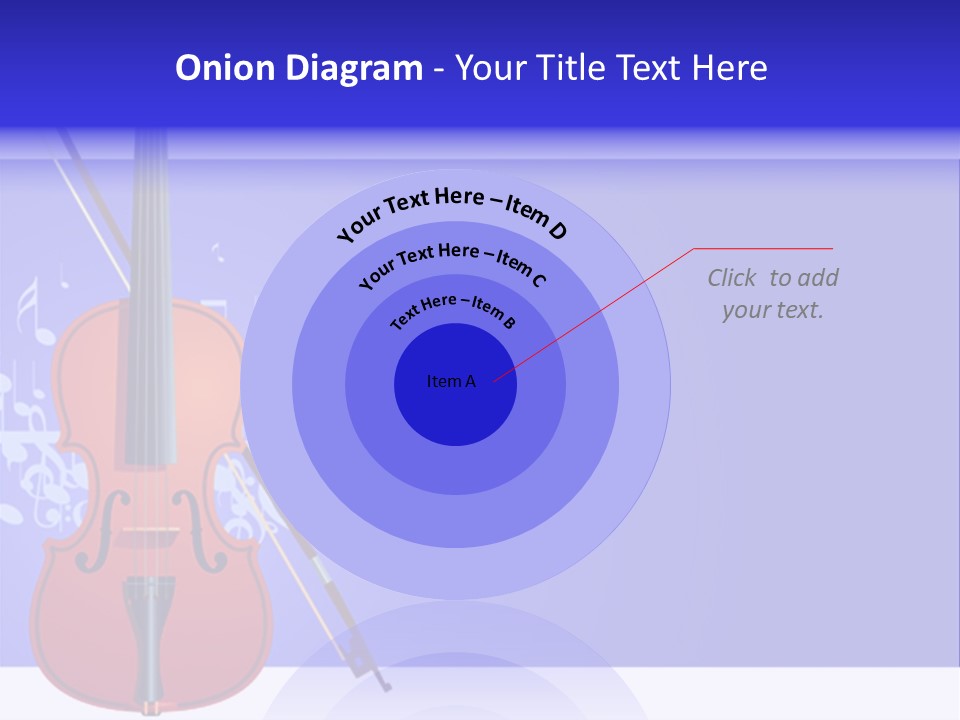 Adagio Viola Cord PowerPoint Template