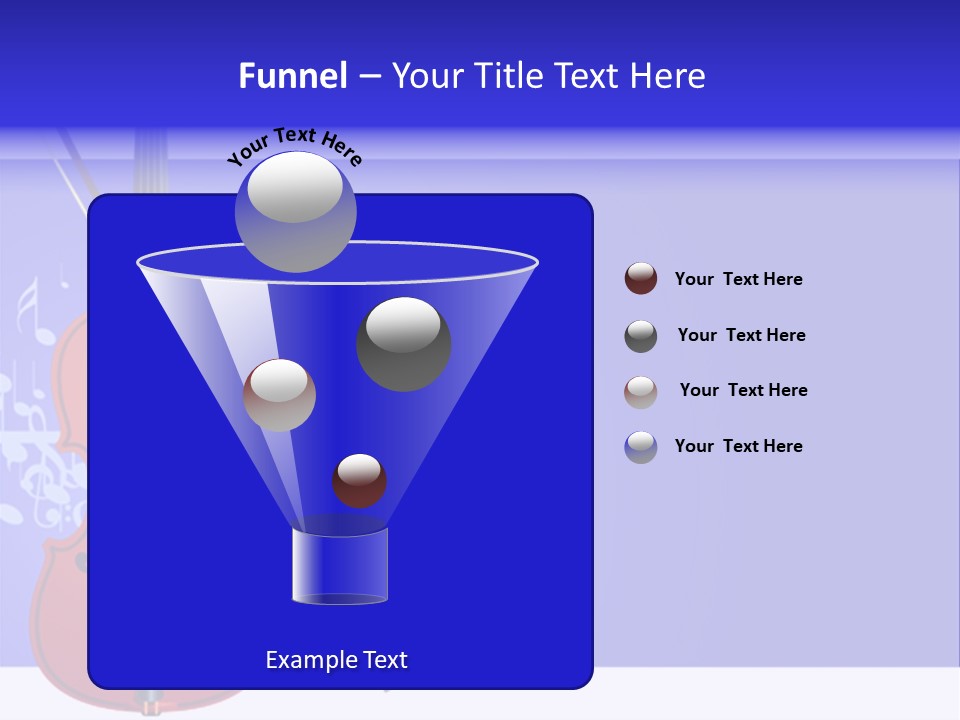 Adagio Viola Cord PowerPoint Template