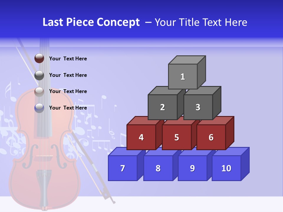 Adagio Viola Cord PowerPoint Template