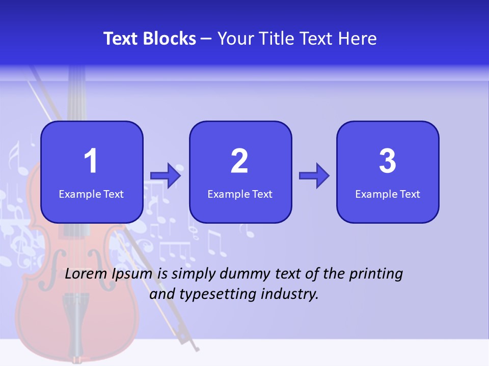 Adagio Viola Cord PowerPoint Template