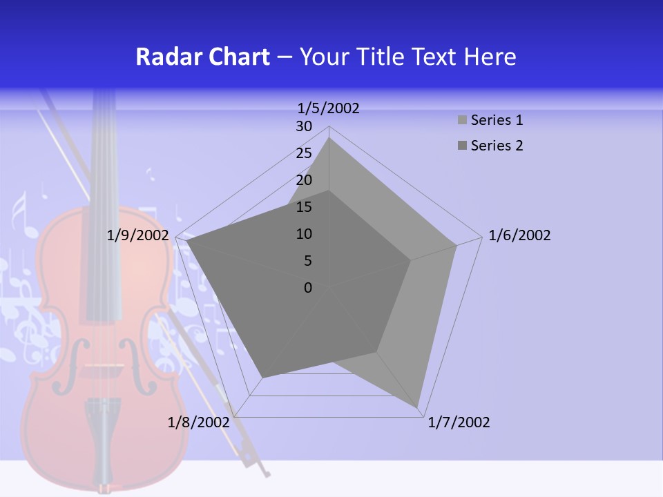 Adagio Viola Cord PowerPoint Template