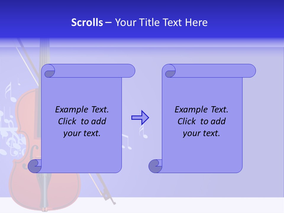 Adagio Viola Cord PowerPoint Template