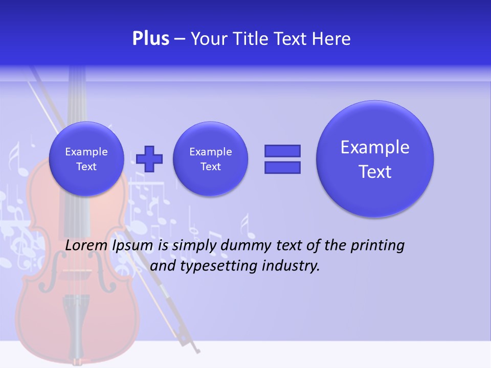 Adagio Viola Cord PowerPoint Template