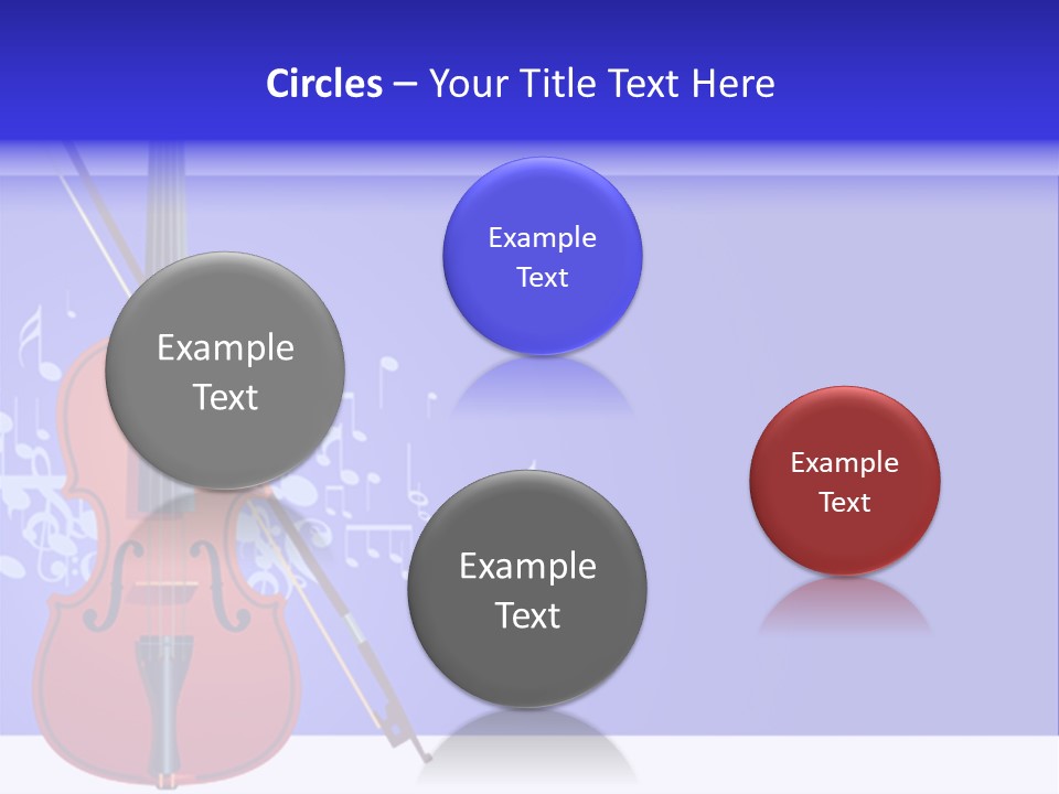 Adagio Viola Cord PowerPoint Template