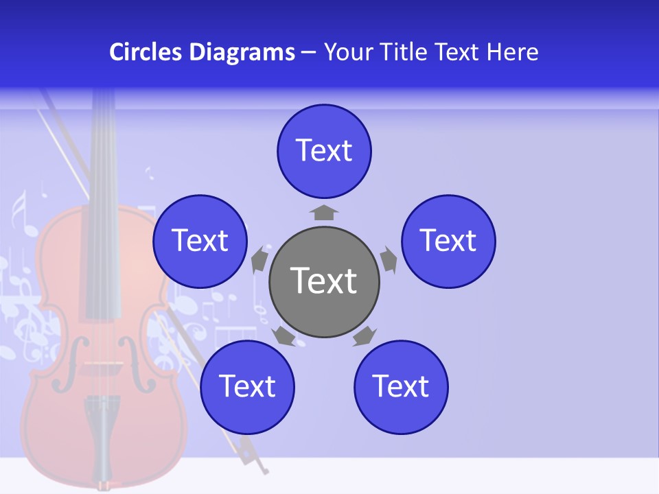 Adagio Viola Cord PowerPoint Template