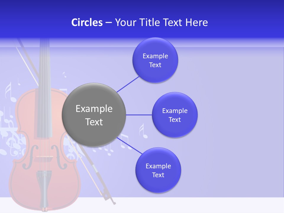 Adagio Viola Cord PowerPoint Template