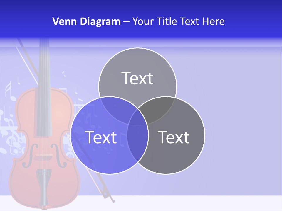 Adagio Viola Cord PowerPoint Template