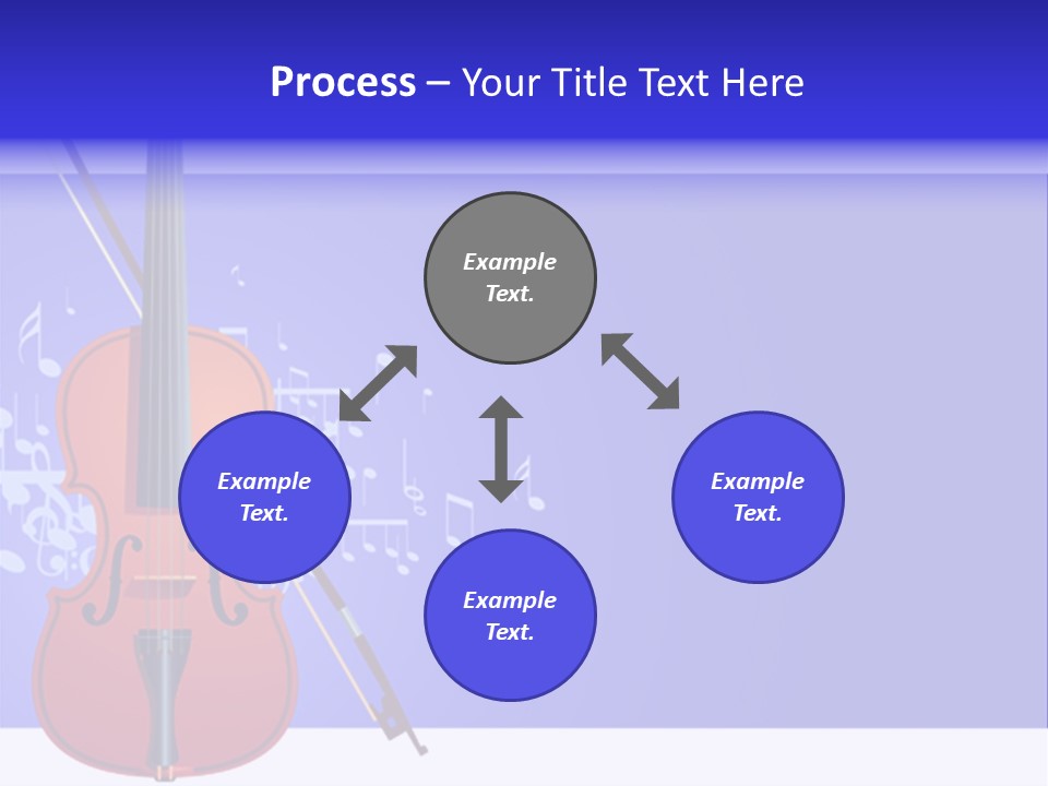 Adagio Viola Cord PowerPoint Template