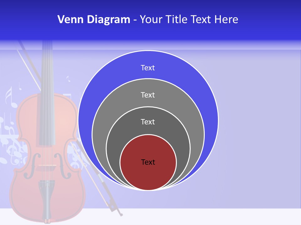 Adagio Viola Cord PowerPoint Template