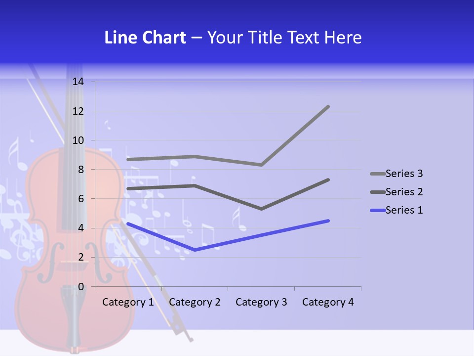 Adagio Viola Cord PowerPoint Template