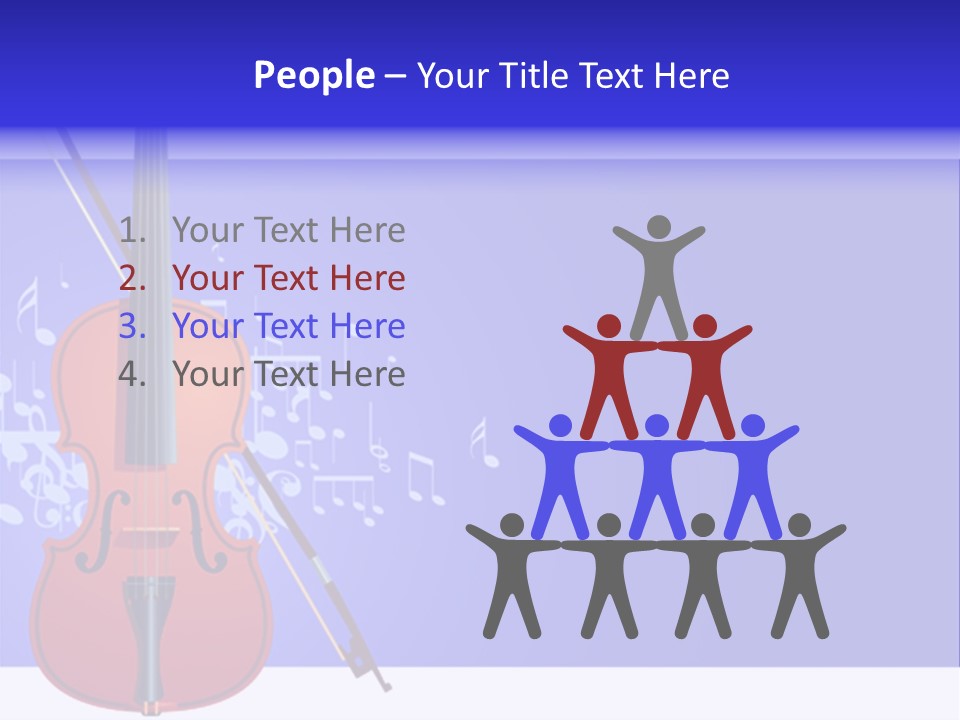 Adagio Viola Cord PowerPoint Template