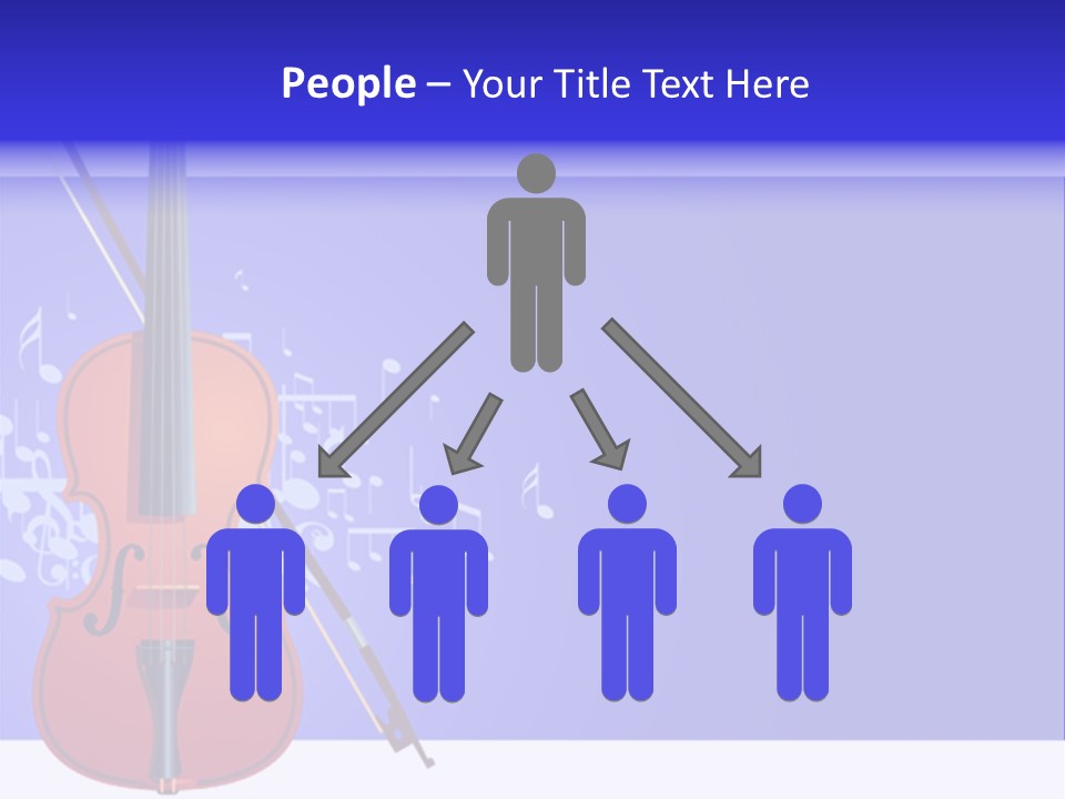 Adagio Viola Cord PowerPoint Template