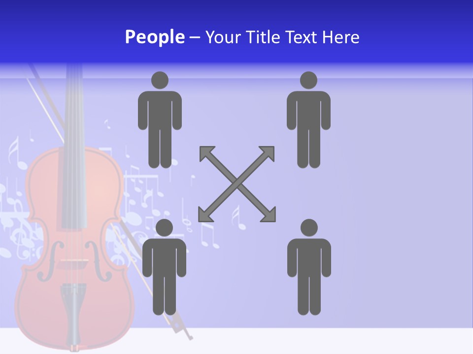 Adagio Viola Cord PowerPoint Template