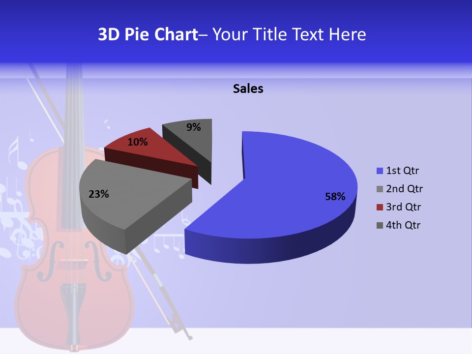Adagio Viola Cord PowerPoint Template