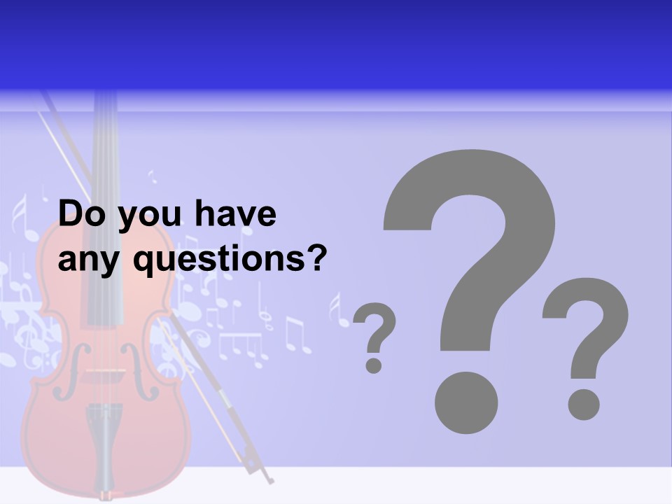 Adagio Viola Cord PowerPoint Template