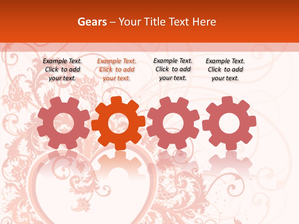 Pattern Frame Flower PowerPoint Template