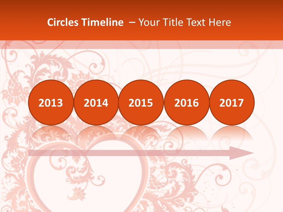 Pattern Frame Flower PowerPoint Template