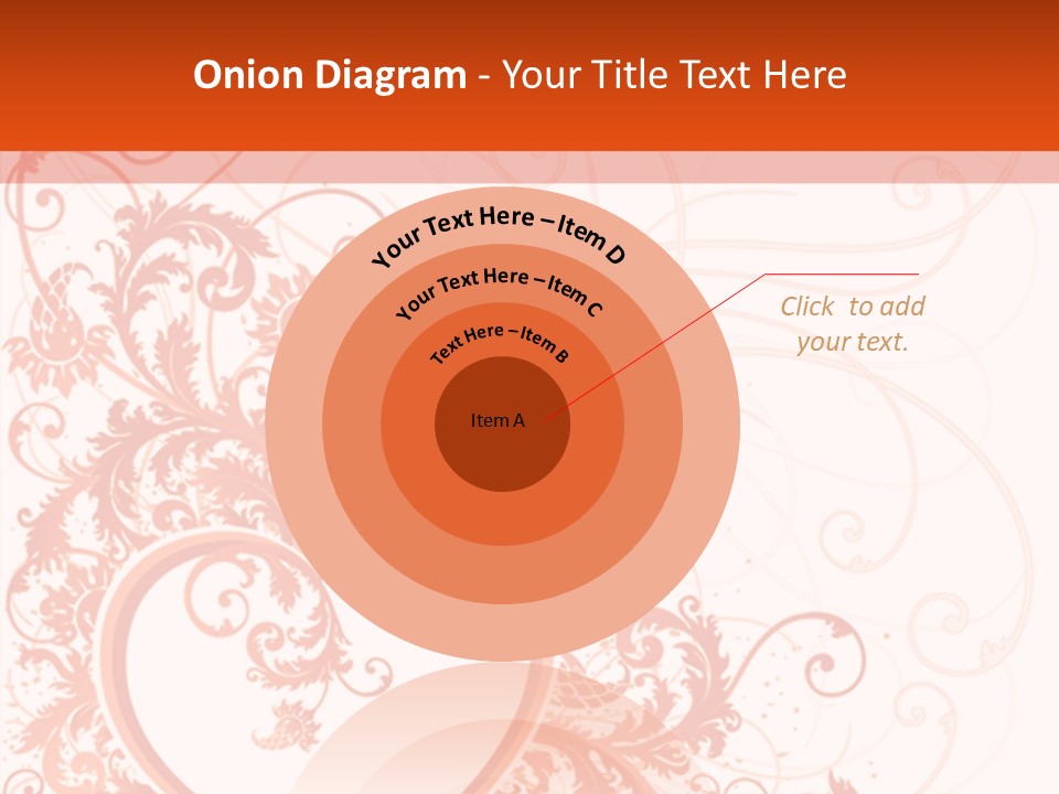 Pattern Frame Flower PowerPoint Template