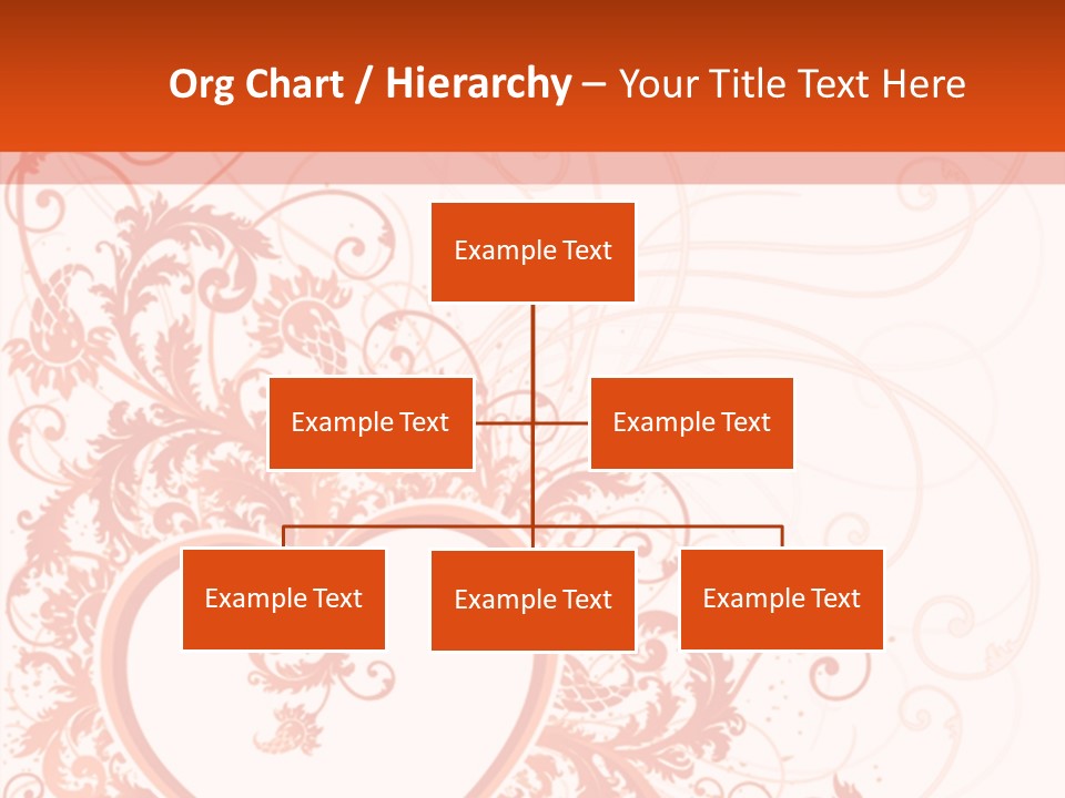 Pattern Frame Flower PowerPoint Template